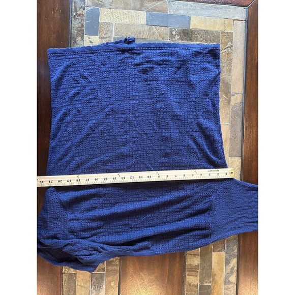 Matthew & David Vintage Pointelle Button Up Women’s Blue Cardigan Sz 16W Petite - Picture 3 of 5